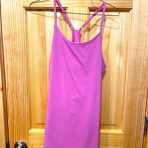 Pink dress with shorts